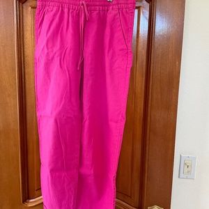 J. Crew cotton pants. Ankle length. Pull on